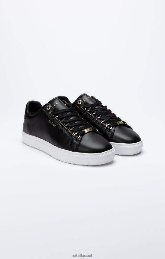 SikSilk הַנעָלָה 008V2F10 מאמן קלאסי שחור עם טבעות D ממתכת גברים