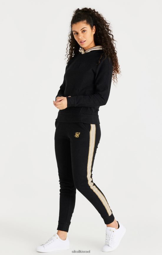 SikSilk לבוש 008V2F113 קפוצ'ון שחור נשים
