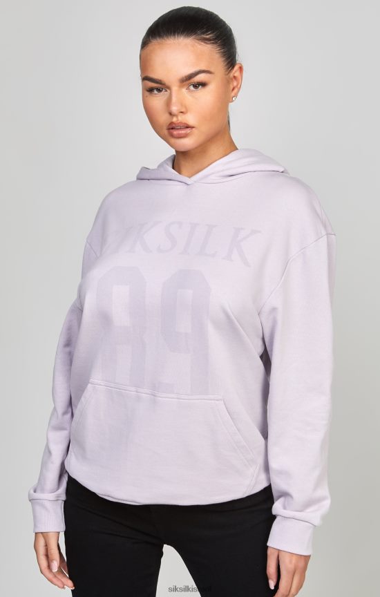 SikSilk לבוש 008V2F115 קפוצ'ון סגול אוברסייז 89 נשים