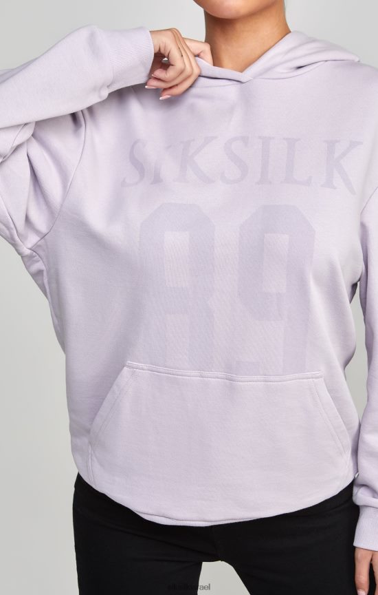 SikSilk לבוש 008V2F115 קפוצ'ון סגול אוברסייז 89 נשים