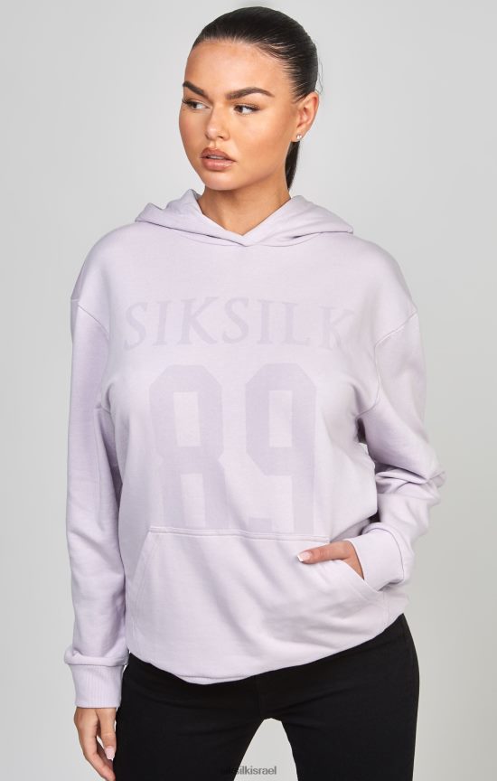 SikSilk לבוש 008V2F115 קפוצ'ון סגול אוברסייז 89 נשים