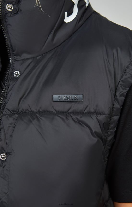 SikSilk לבוש 008V2F132 ג'לט קצוץ שחור נשים