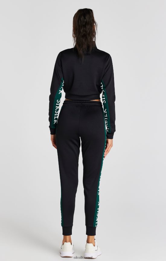 SikSilk לבוש 008V2F156 מכנסי ספורט שחורים נשים