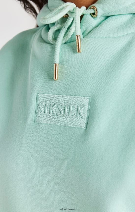 SikSilk לבוש 008V2F164 קפוצ'ון אוברסייז מנטה דלוקס נשים