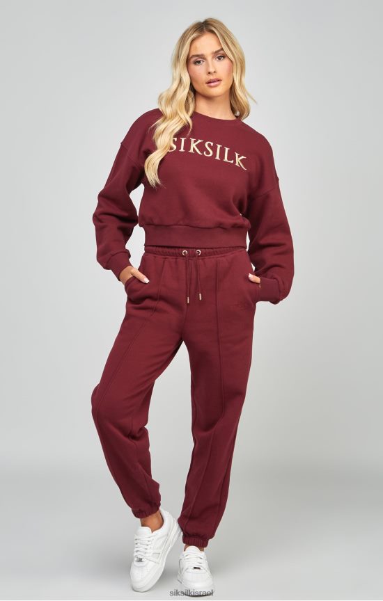 SikSilk לבוש 008V2F178 נעלי ריצה אוברסייז בצבע בורדו נשים