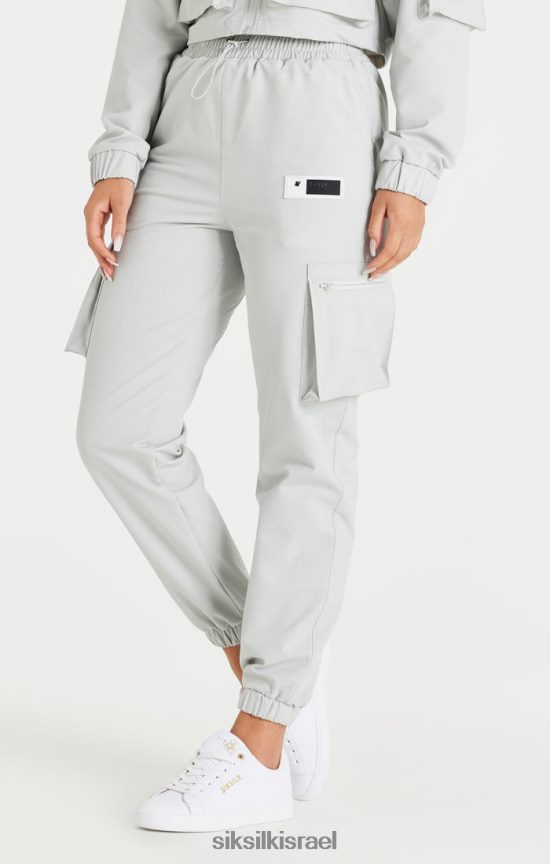SikSilk לבוש 008V2F179 מכנסי מטען אפור נשים