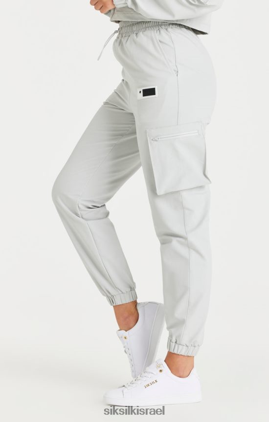SikSilk לבוש 008V2F179 מכנסי מטען אפור נשים