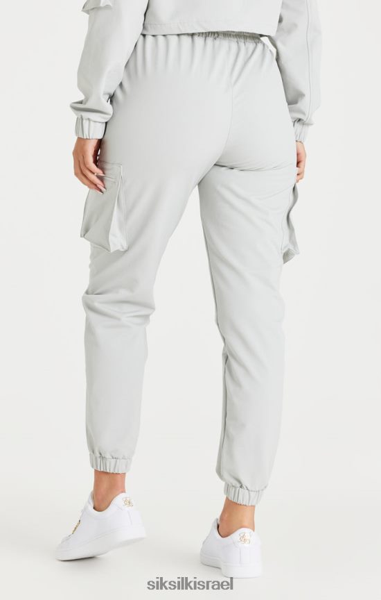 SikSilk לבוש 008V2F179 מכנסי מטען אפור נשים
