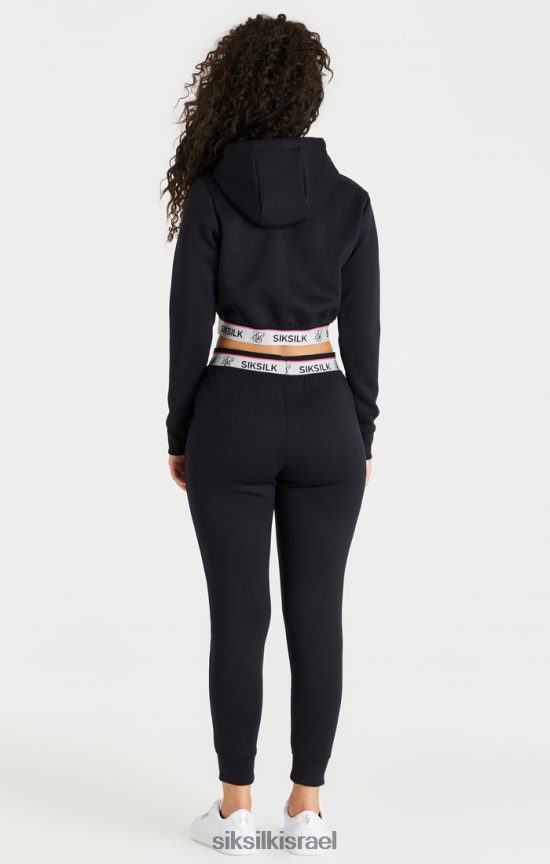 SikSilk לבוש 008V2F185 מכנסי ספורט שחורים נשים