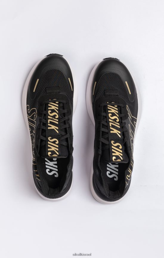 SikSilk הַנעָלָה 008V2F18 מאמן ריצה שחור mako גברים
