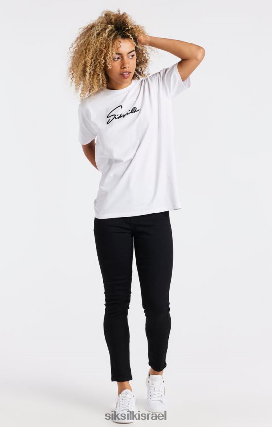 SikSilk לבוש 008V2F192 ג'ינס סקיני ג'ינס חיוני שחור נשים