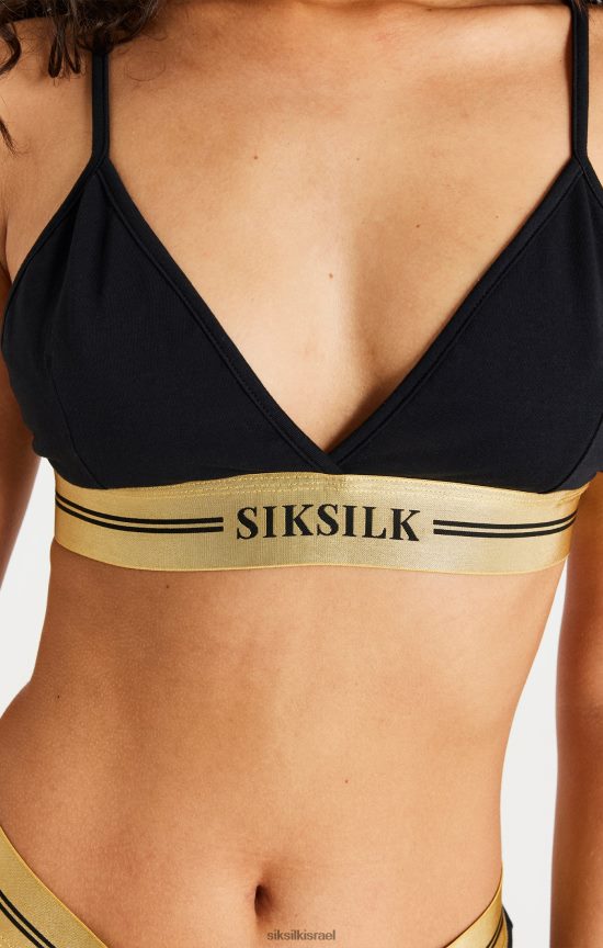 SikSilk לבוש 008V2F206 ברלט משולש שחור נשים