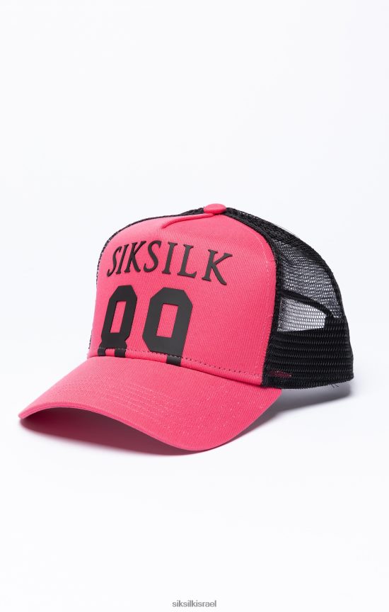 SikSilk אבזר 008V2F244 כובע משאית ורוד 89 רשת לִשְׁנֵי הַמִינִים