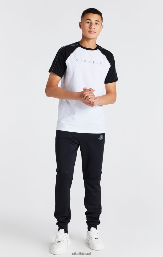 SikSilk לבוש 008V2F284 חולצת טריקו לבנה בנים