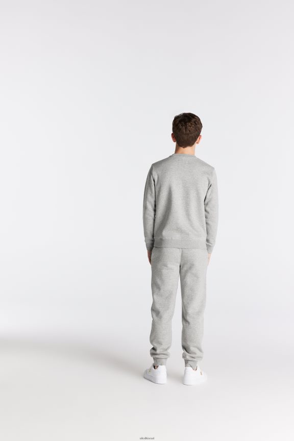 SikSilk לבוש 008V2F289 סווטשירט גריי marl essentials בנים