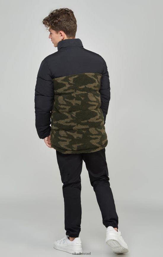 SikSilk לבוש 008V2F297 ז'קט פאפר של camo borg בנים