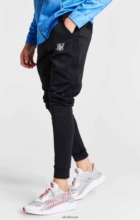 SikSilk לבוש 008V2F302 ג'וגר שחור בכושר סקיני בנים