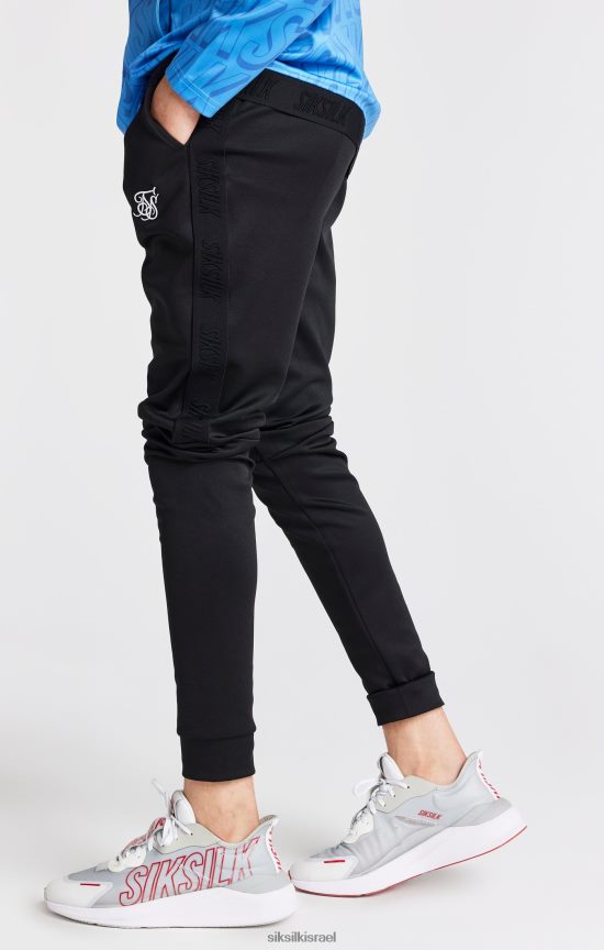 SikSilk לבוש 008V2F302 ג'וגר שחור בכושר סקיני בנים