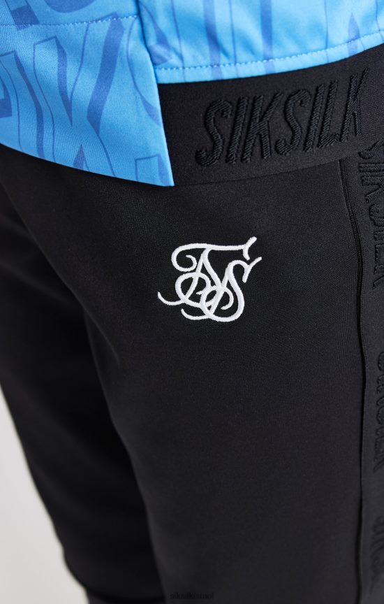 SikSilk לבוש 008V2F302 ג'וגר שחור בכושר סקיני בנים