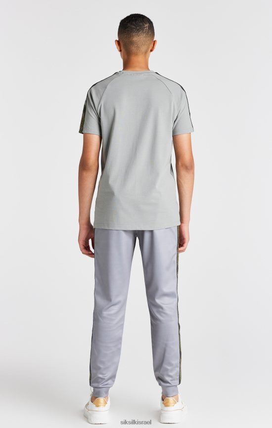 SikSilk לבוש 008V2F303 ג'וגר מודבק בצבע אפור בנים