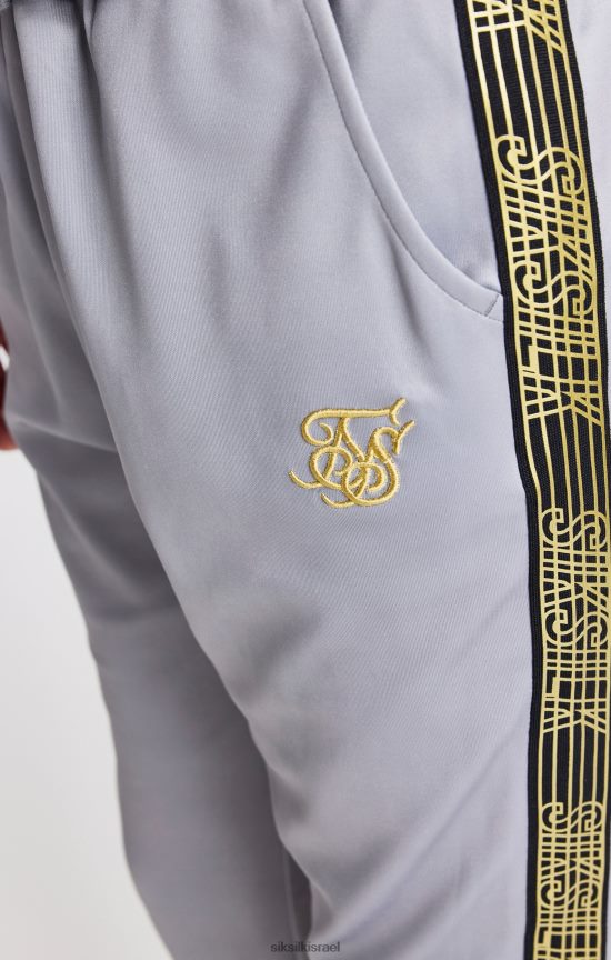 SikSilk לבוש 008V2F303 ג'וגר מודבק בצבע אפור בנים