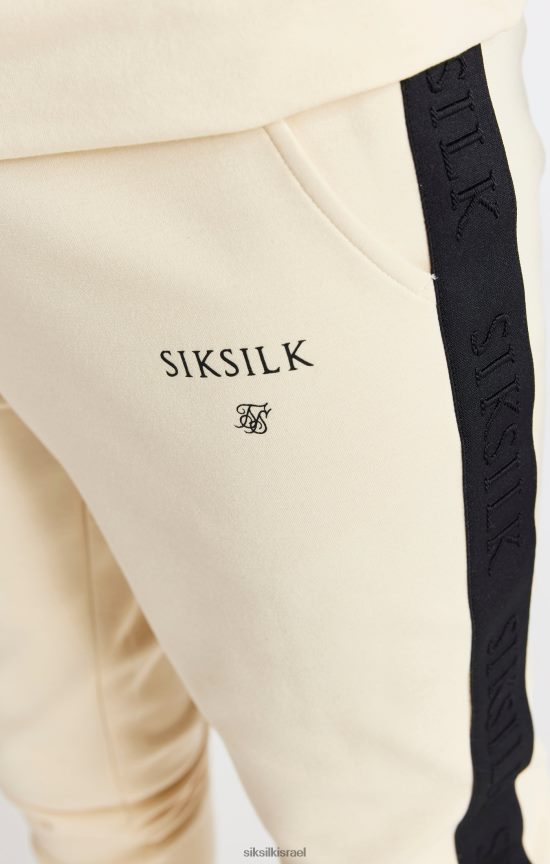 SikSilk לבוש 008V2F305 ג'וגר מודבק בצבע בז' בנים