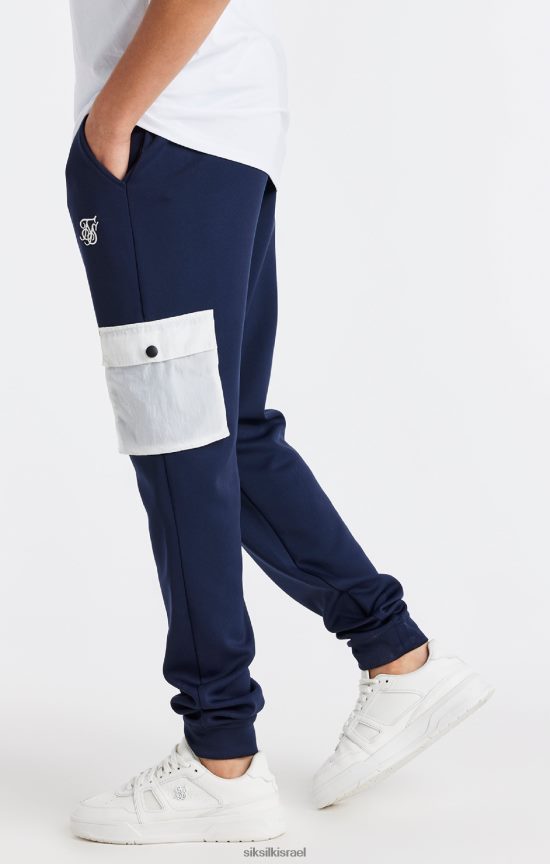 SikSilk לבוש 008V2F306 מכנסי מטען בכיס חיל הים בנים