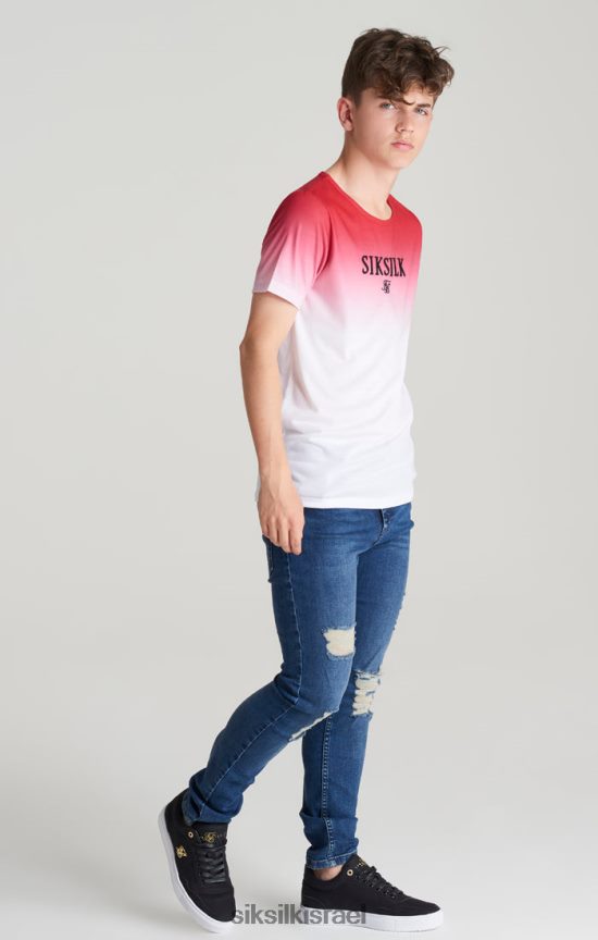 SikSilk לבוש 008V2F309 ג'ינס דק דנים במצוקה של midstone בנים