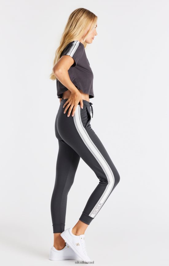 SikSilk לבוש 008V2F30 חולצת טריקו אפורה נשים