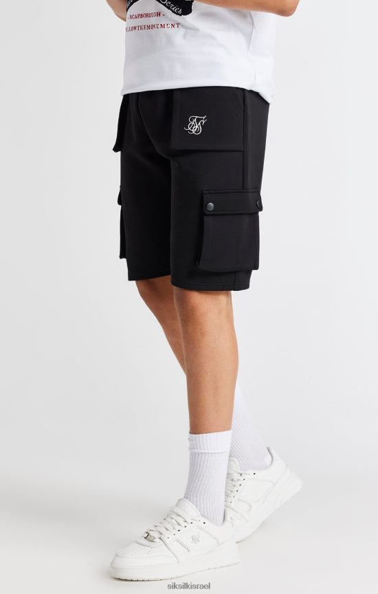 SikSilk לבוש 008V2F315 מטען שחור קצר בנים