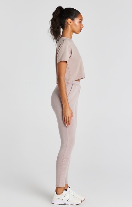 SikSilk לבוש 008V2F34 חולצת טריקו ורודה מכובסת נשים