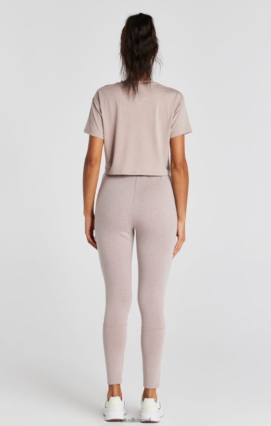 SikSilk לבוש 008V2F34 חולצת טריקו ורודה מכובסת נשים