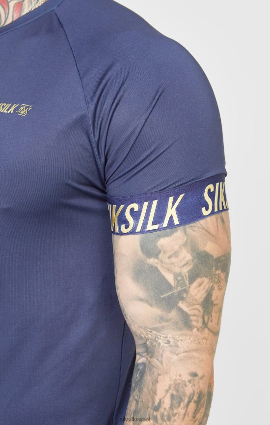 SikSilk לבוש 008V2F371 חולצת ספורט חיל הים גברים
