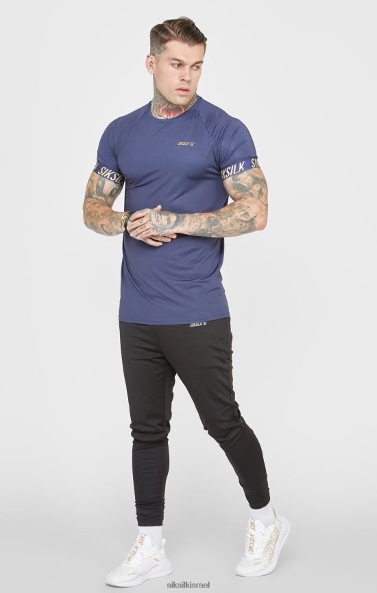SikSilk לבוש 008V2F371 חולצת ספורט חיל הים גברים