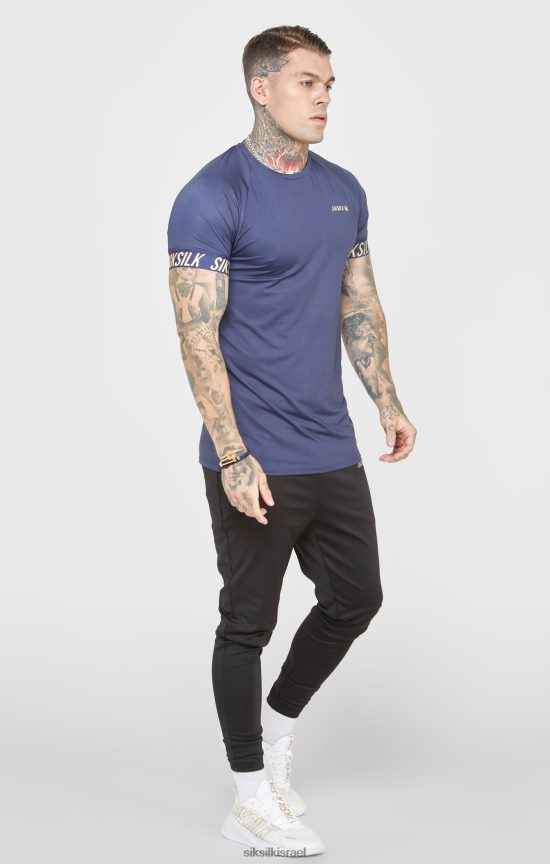 SikSilk לבוש 008V2F371 חולצת ספורט חיל הים גברים