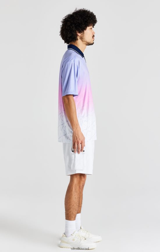 SikSilk לבוש 008V2F382 חולצת כדורגל של הצי גברים