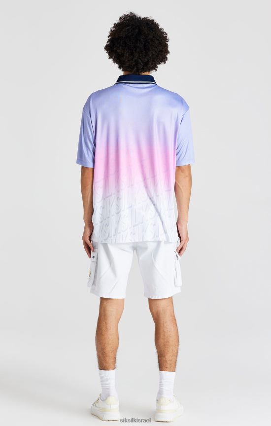 SikSilk לבוש 008V2F382 חולצת כדורגל של הצי גברים