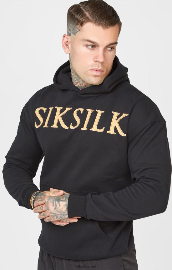 SikSilk לבוש 008V2F436 קפוצ'ון עם יישום זהב גברים
