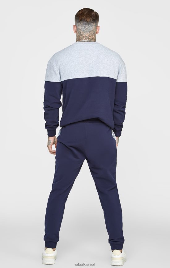 SikSilk לבוש 008V2F437 חיל הים לחתוך ולתפור זיעה אוברסייז גברים