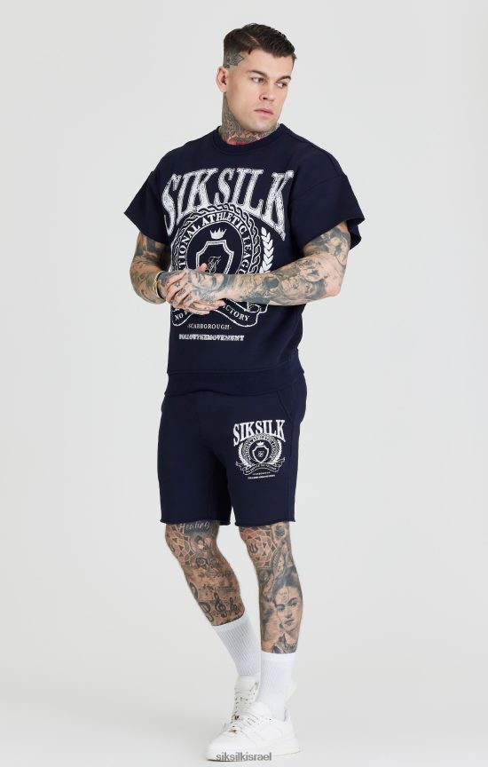 SikSilk לבוש 008V2F445 סווטשירט של חיל הים גברים