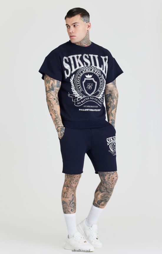 SikSilk לבוש 008V2F445 סווטשירט של חיל הים גברים