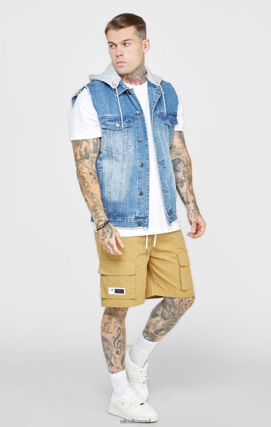SikSilk לבוש 008V2F473 שטיפה וג'ינס גברים