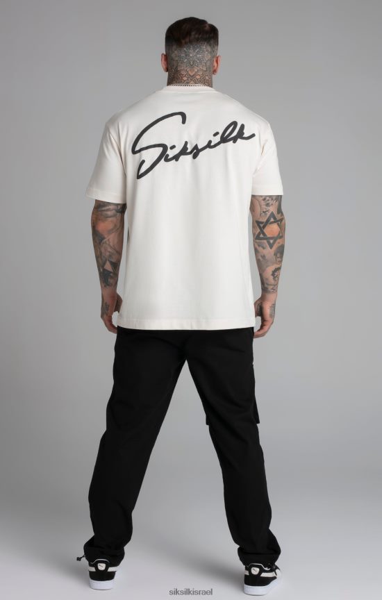 SikSilk לבוש 008V2F512 מכנסי קרגו שחורים ripstop גברים