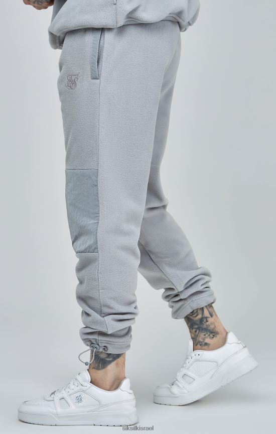 SikSilk לבוש 008V2F517 ג'וגר חמוש עם חפתים אפור גברים
