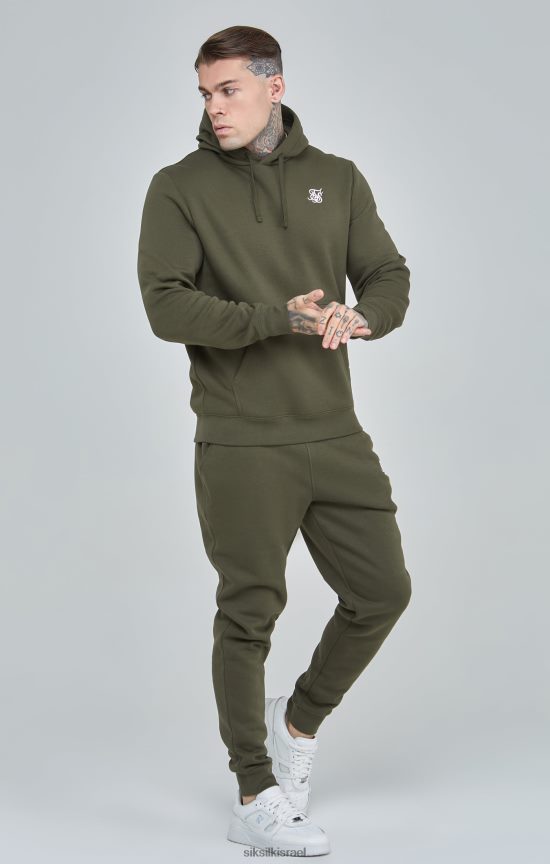 SikSilk לבוש 008V2F518 ג'וגר חיוני עם אזיקי חאקי גברים