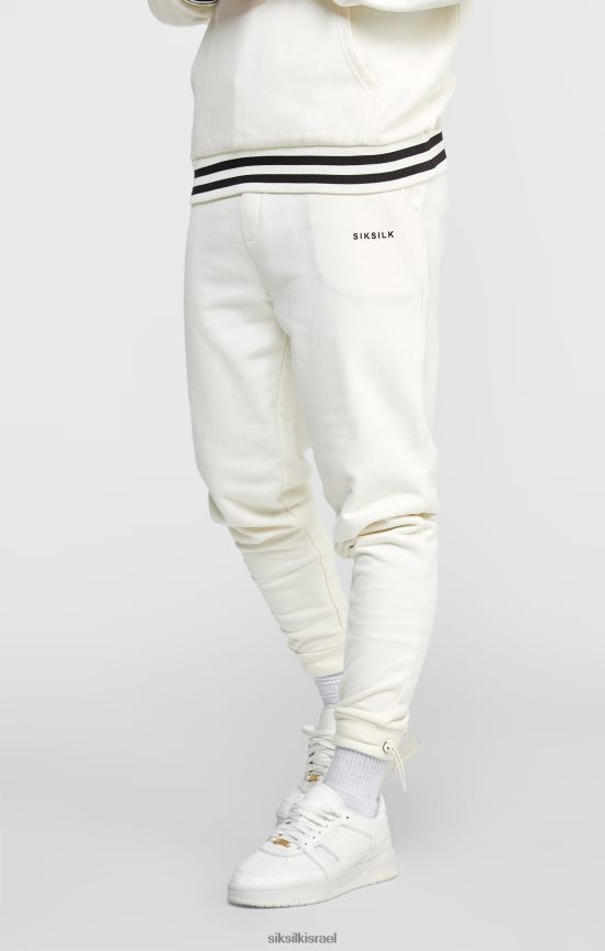 SikSilk לבוש 008V2F519 ecru jogger עם פס מותניים גברים