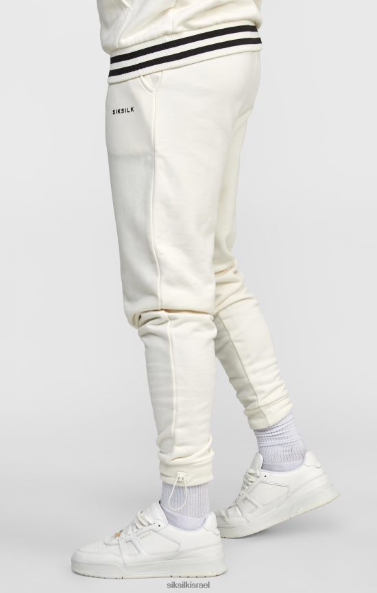 SikSilk לבוש 008V2F519 ecru jogger עם פס מותניים גברים