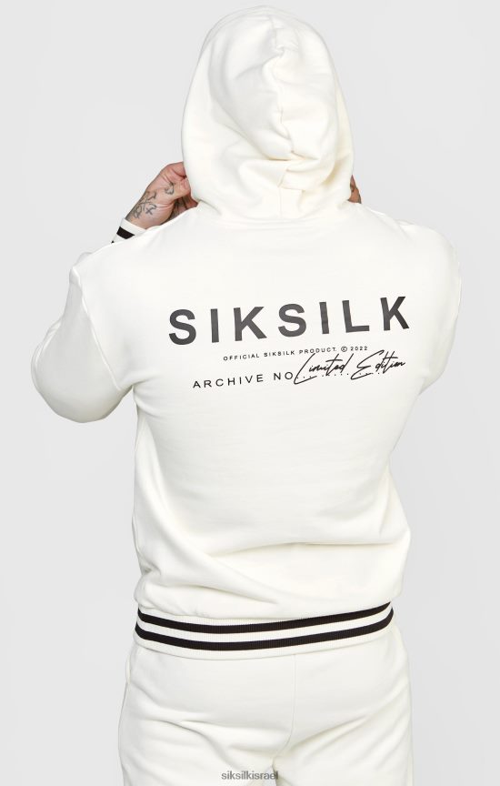 SikSilk לבוש 008V2F519 ecru jogger עם פס מותניים גברים