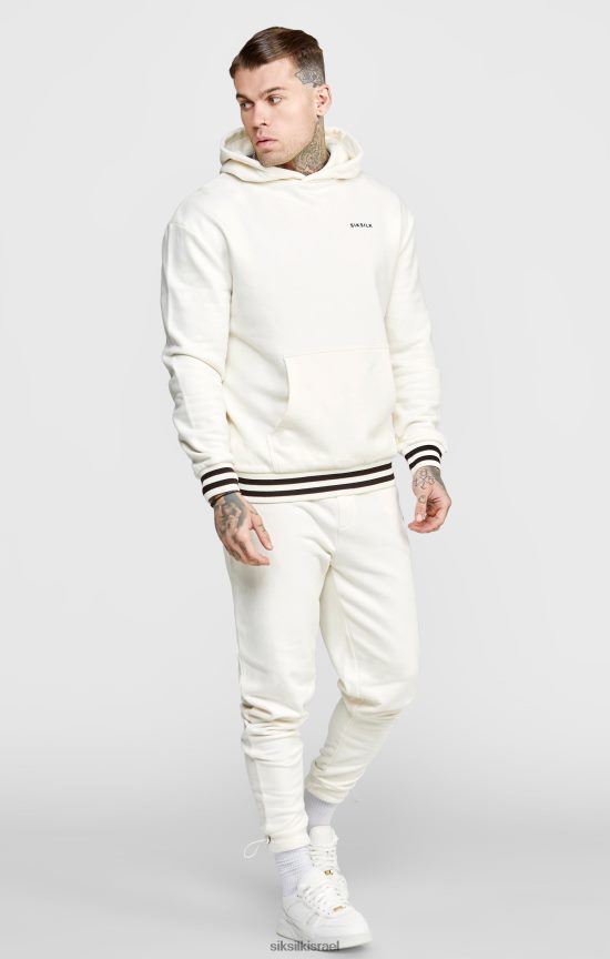 SikSilk לבוש 008V2F519 ecru jogger עם פס מותניים גברים