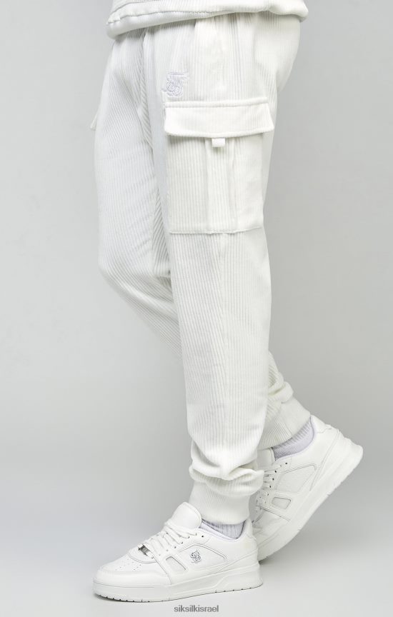 SikSilk לבוש 008V2F530 ecru קורדרוי מטען גברים